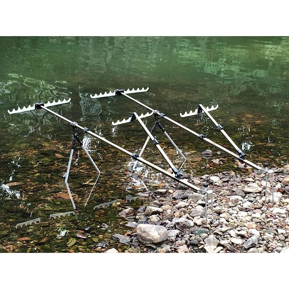 Soporte de caña de pescar ajustable, 1,5 M, 1,7 M, 2,1 M, soporte de caña de pescar engrosado, soporte multiusos - imagen 3