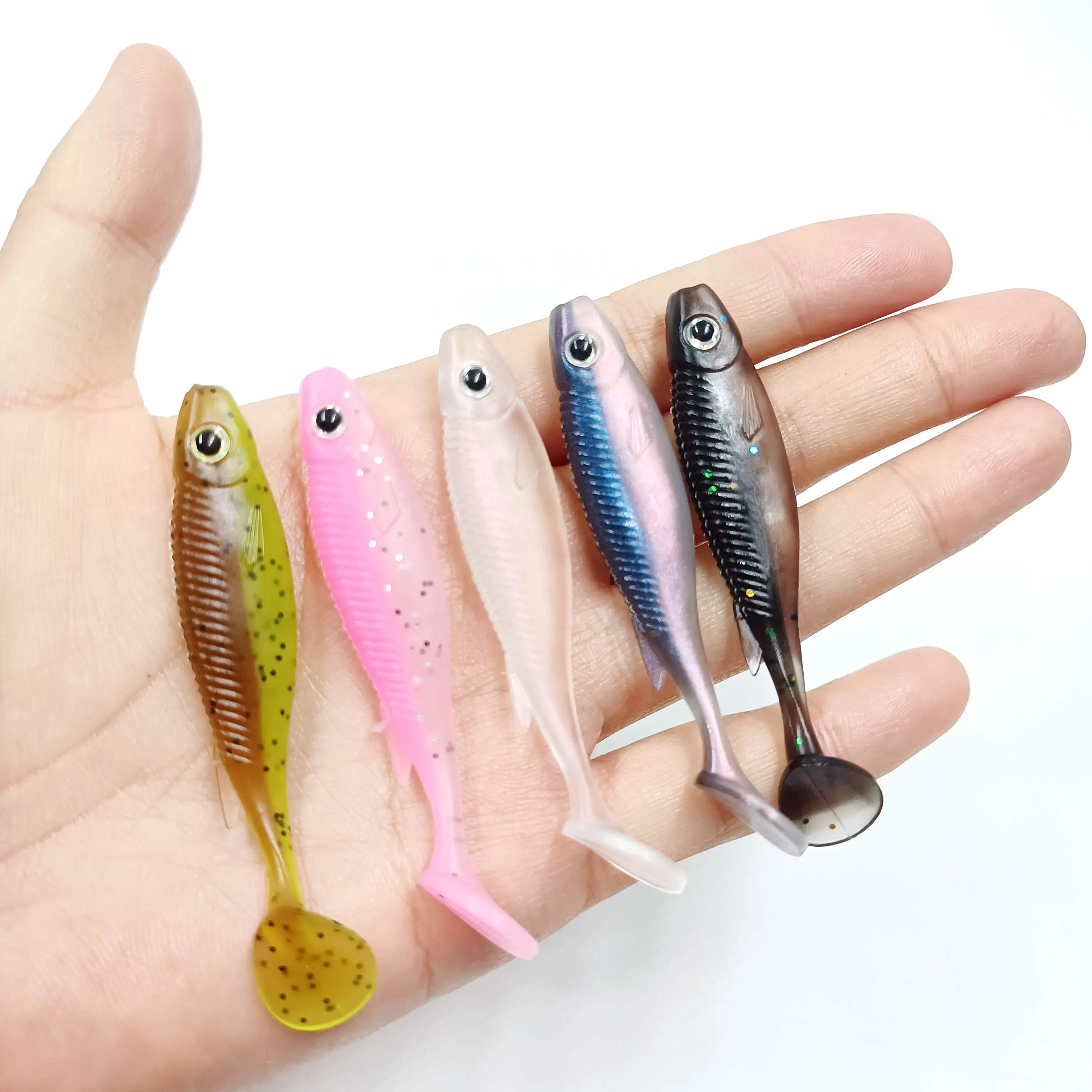 Swimbait cola en T Duoduoyu – Señuelo blando para lubina - imagen 2