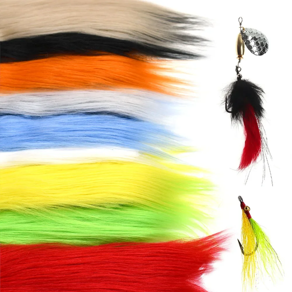 Streamer de fibra sintética peluda larga de piel Artificial para manualidades, señuelos de pesca de trucha, Material para atado de moscas, suministros artesanales, 1 ud. - imagen 3