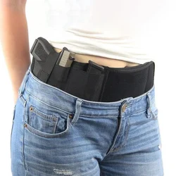 Cinturón táctico con funda oculta para pistola y bolsa portátil