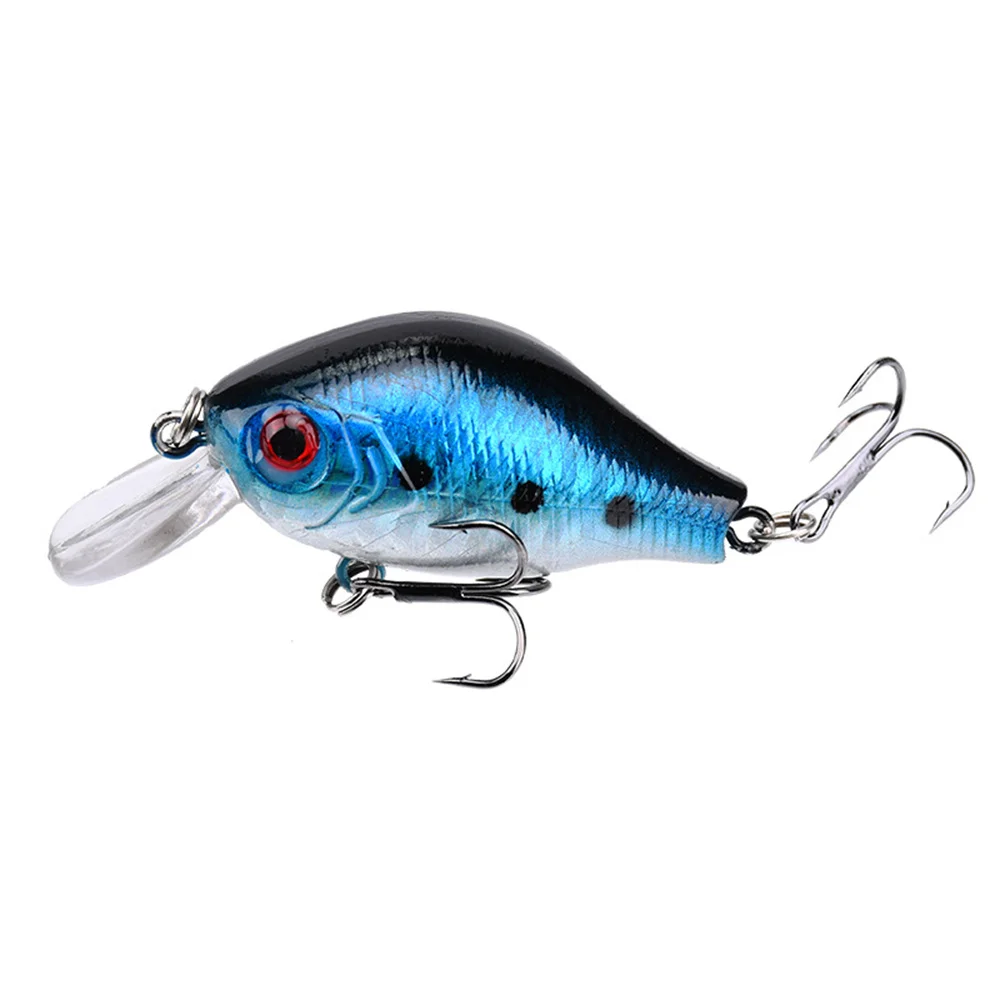Señuelo de Pesca Crankbait, pececillo duro Wobbler, manivela gruesa, aparejos de Pesca Isca, cebo Artificial, 1 ud. - imagen 4