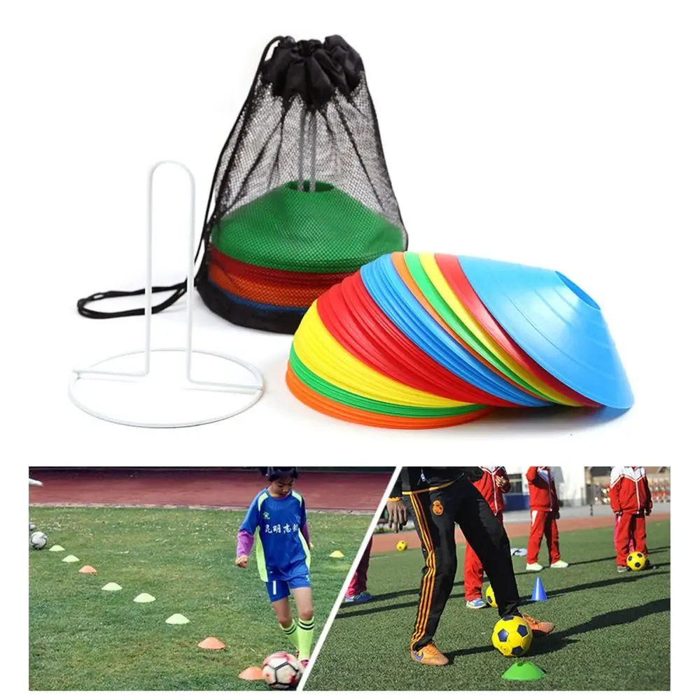 Disco de entrenamiento fútbol multicolor con bolsas de almacenamiento - imagen 4