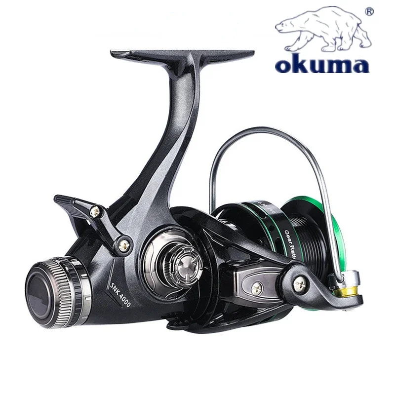 Carrete Okuma Spinning Doble Freno – Cuerpo metálico - imagen 5