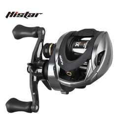 Histar Aurora BFS Carrete Baitcasting Aluminio AT7 Freno Magnético
