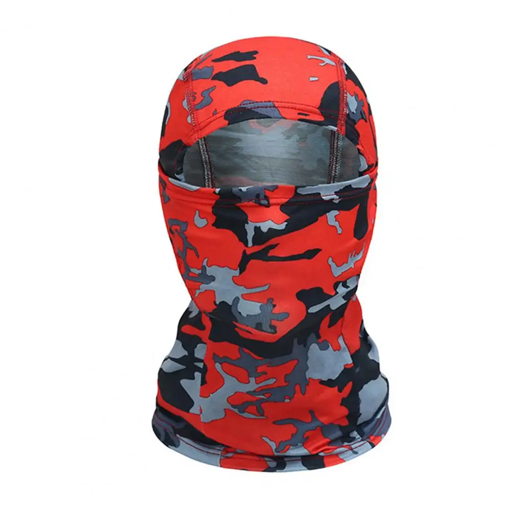 Protector facial de ciclista de camuflaje, polaina para el cuello, protección UV, forro transpirable para casco de ciclismo, Bandana, pasamontañas, bufanda para el cuello, protección facial - imagen 5