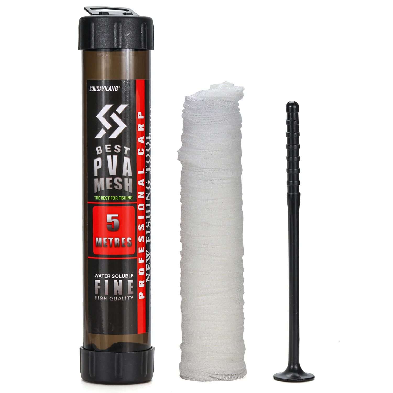 Sougayilang 18/25/37/44mm PVA pesca PVA malla Soluble en agua carpa pesca alimentador cebo lanzador trampa cebo redes herramientas de pesca - imagen 2