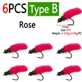6pcs Rose B