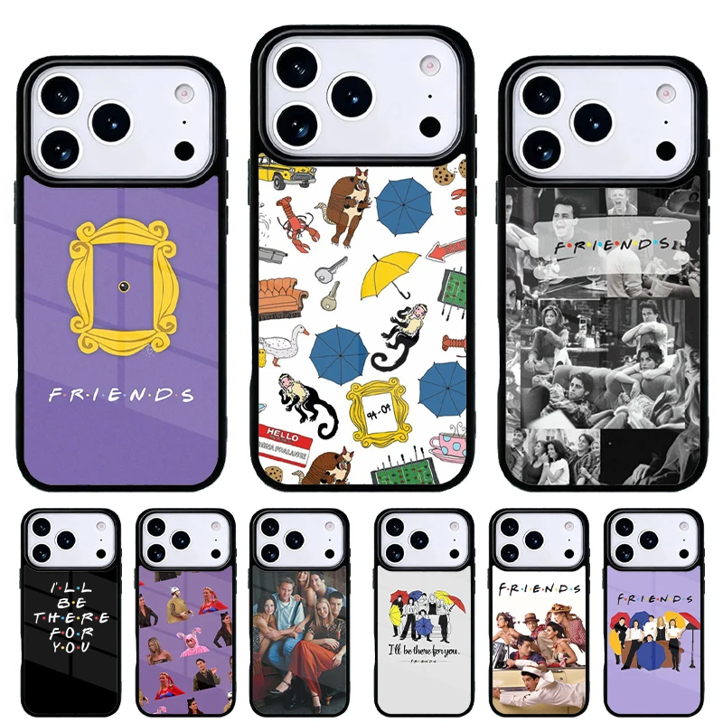 Funda Friends iPhone 17/16/15/14/13 Pro Max y 12/11 – Diseño TV