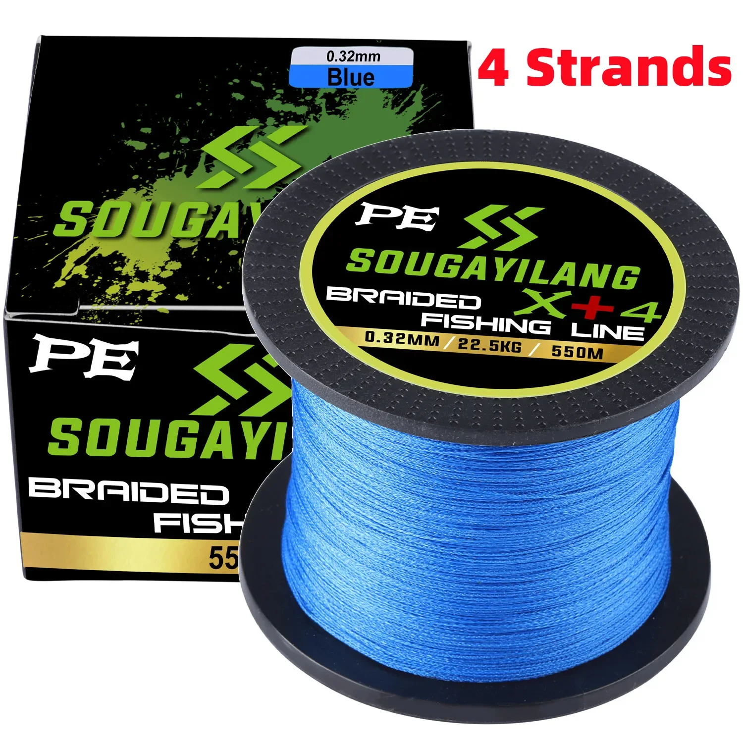 4 strand Blue