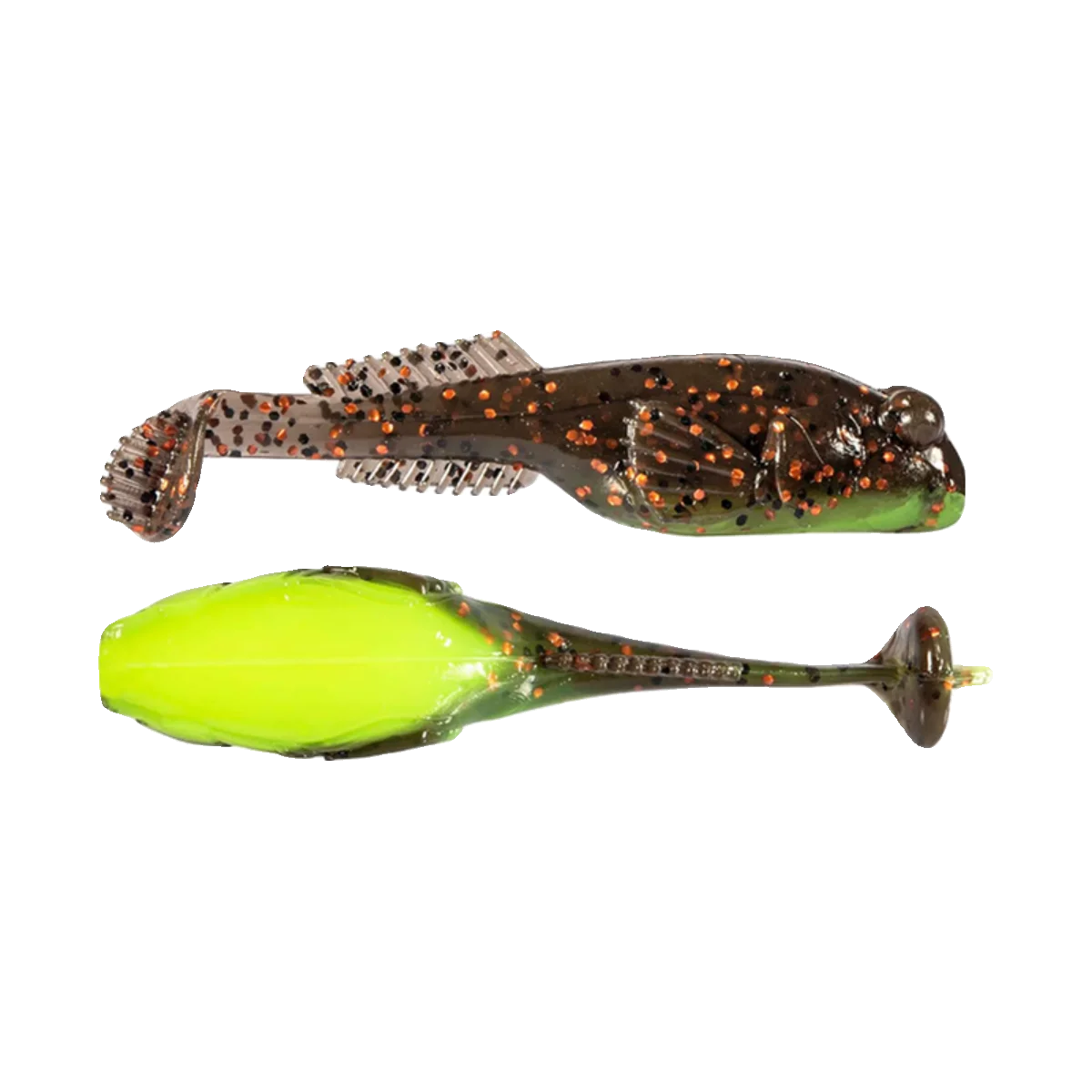 American ZMAN nuevo pez saltador cebo suave TRD GOBYZ 2,4 pulgadas señuelo falso cebo T cola negro Pit perca pescado - imagen 5