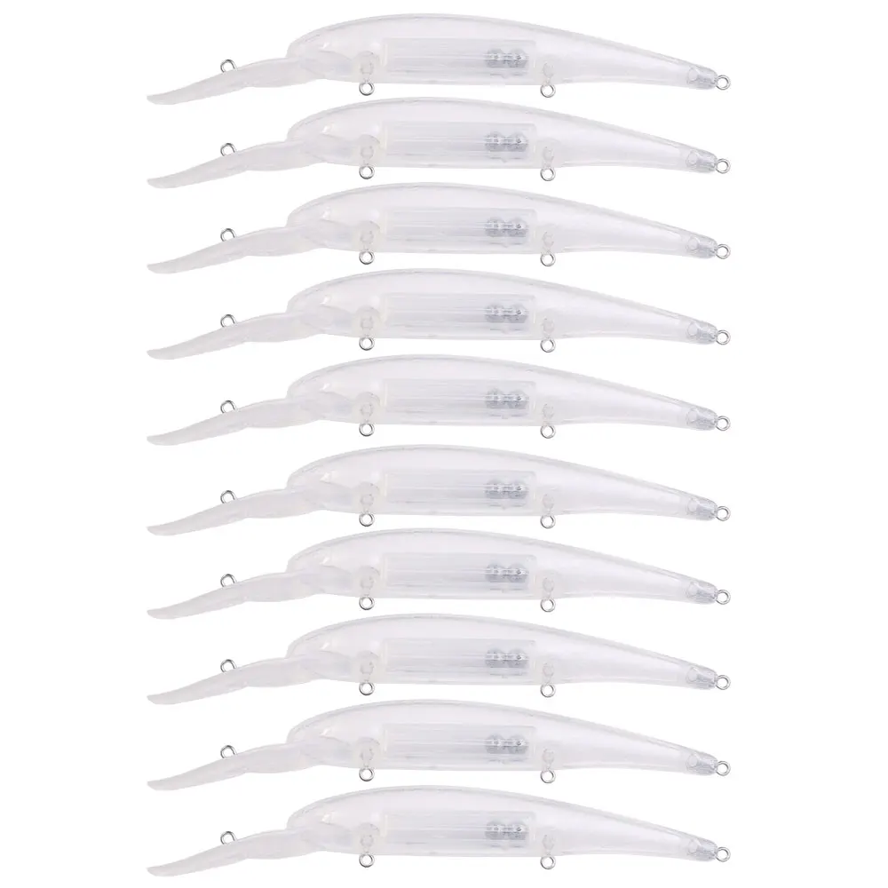 Jerkbait sin pintar 16 cm – Señuelo duro transparente para aerógrafo - imagen 3