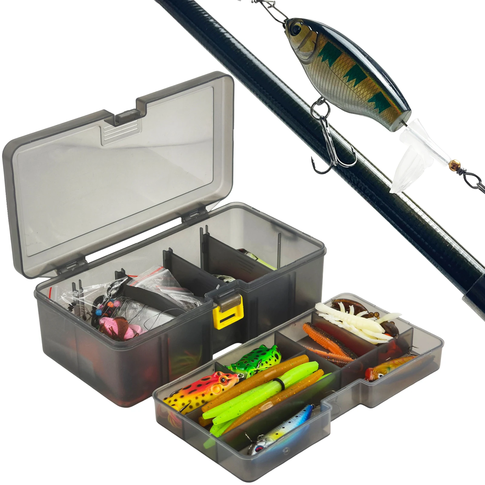 Free Fisher kit de señuelos para black bass con vinilos - imagen 4