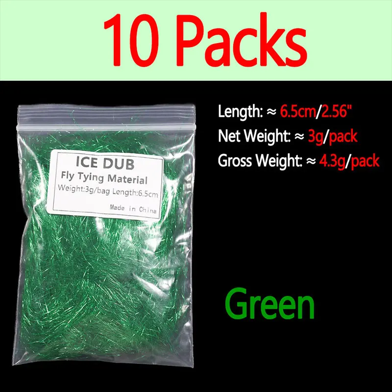 10 Packs  Green