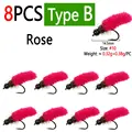 8pcs Rose B