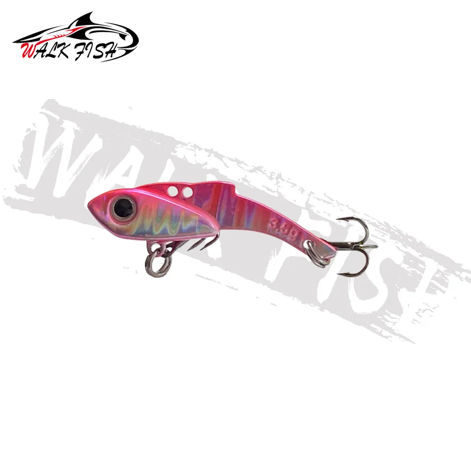 WALK FISH-señuelo de pesca de cuchara VIB, cebo giratorio de Metal de 3,5/5g/7g, Crankbait, cebos duros artificiales para pesca de Cicada VIB - imagen 2