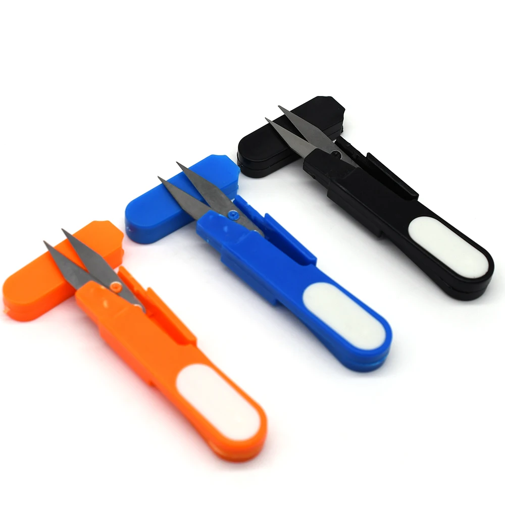 MNFT-Mini tijeras portátiles en forma de U para pesca, tijeras de costura, pinzas para tapa, tijeras de uso para peces, herramientas de corte de línea de pesca, 1 piezas - imagen 4