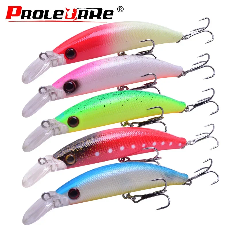 Señuelos de pesca de nuevo modelo, 10cm, 9g, pececillo láser, cebo duro Artificial, calidad de hundimiento lento, Wobblers profesionales, Crankbait, 1 ud. - imagen 4