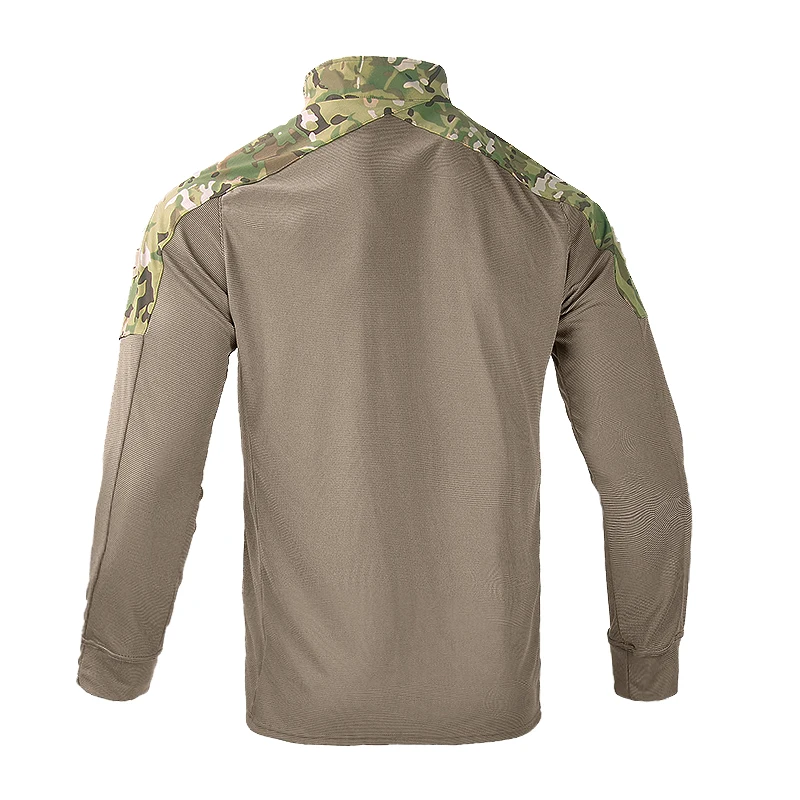 Camisas tácticas para hombre, camisa de secado rápido, camiseta de verano para deportes al aire libre, Camping, senderismo militar, transpirable, manga larga - imagen 2