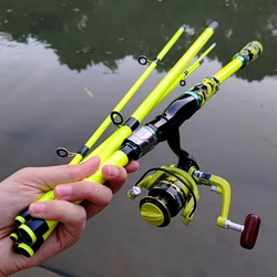 Combo caña carrete spinning para lucio y carpa, jigging deporte al aire