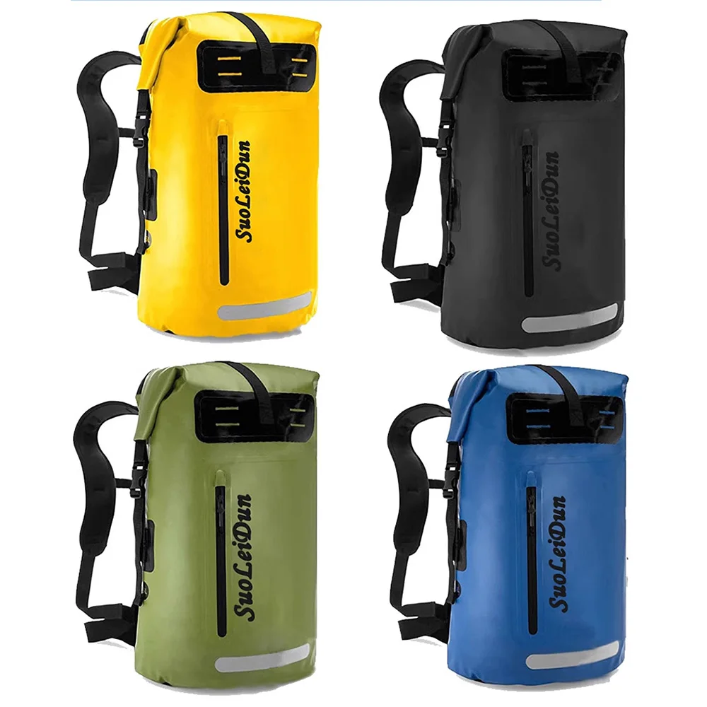 Bolsa de almacenamiento de pesca, bolsa de viaje impermeable para exteriores, bolsa de pesca resistente al desgaste, almacenamiento grande anticorte, bolsa de espacio grande de 35L/55L/85L - imagen 3