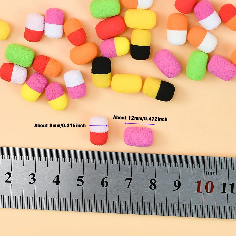 Boilies flotantes de 40 Uds., accesorios de pesca de carpa, cebo de pesca con flotabilidad para aparejo de pelo de carpa, método alimentador, Boilies flotantes, aparejos de pesca - imagen 3