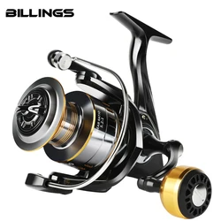 BILLINGS Carrete de Pesca Spinning Bobina Metálica Agua Salada