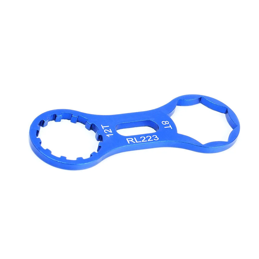 Ciclismo duradero para SR Suntour XCR/XCT/XCM/RST herramienta de reparación de horquilla delantera de bicicleta herramientas de desmontaje llave de aluminio - imagen 2