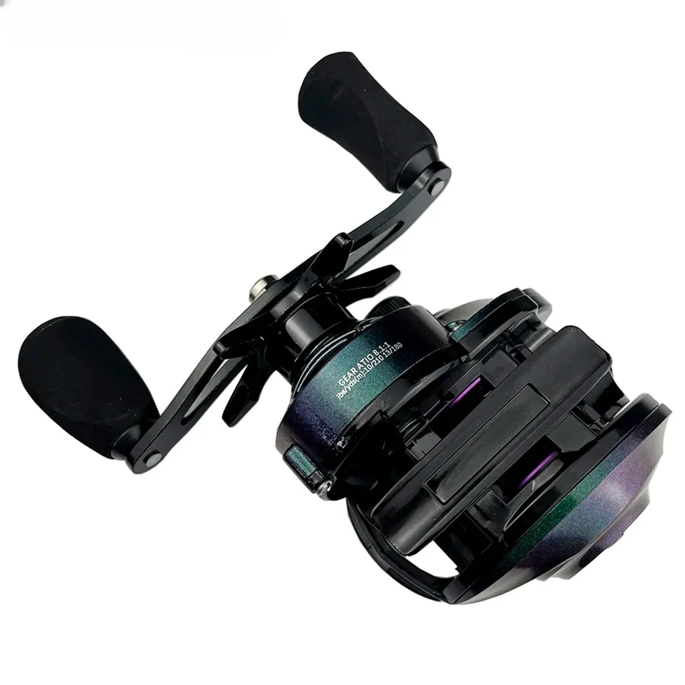 GHOTDA-carrete De Pesca con señuelo, accesorio De fundición larga, potencia máxima De 8kg, peso adecuado: 3-25G, Molinete De Pesca De agua dulce - imagen 5