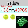 3.8mm Yellow 40pcs