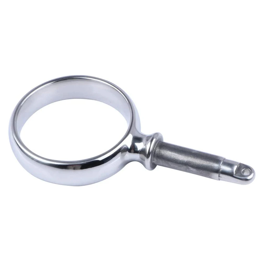 Soporte de anillo de acero inoxidable, Base de hélice, montaje lateral para barco, yate, accesorios de Hardware marino, 2 uds. - imagen 3