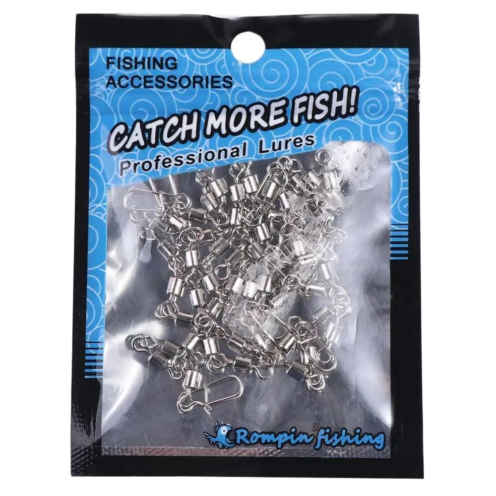 10 Uds. De acero inoxidable, giratorio, cadena antimordida, giratorio, aleación de cobre, plata de alta velocidad - imagen 4