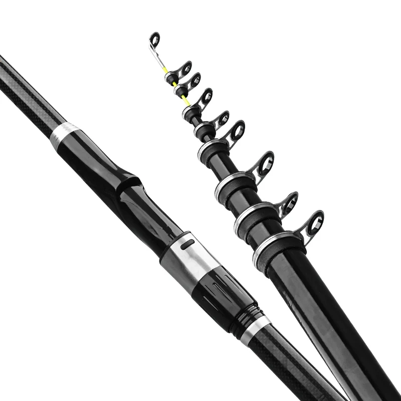 Caña Telescópica de Carbono Ultraligera - Spinning para Mar y Viaje - imagen 4