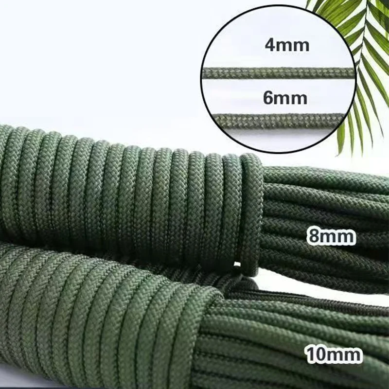 Lawaia cuerda de nailon para pescar, resistente al desgaste gruesa cuerda trenzada, red de pesca, cuerda de mano, accesorios de aparejos de pesca al aire libre - imagen 4