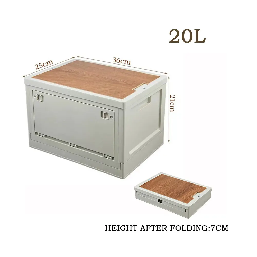 Caja de almacenamiento para acampar al aire libre, CAJA PLEGABLE portátil de gran capacidad, caja de almacenamiento multifuncional para viajes de Camping al aire libre, 1pc - imagen 5