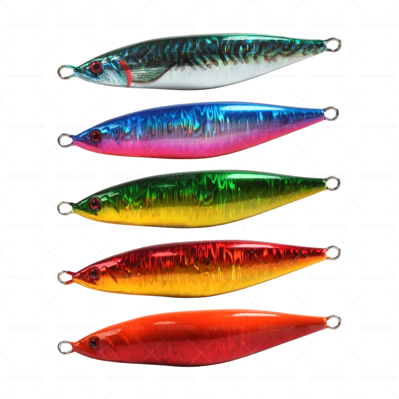TEASER-señuelo de pesca J81, 160g200g300g400g, plantilla de Metal, impresión 3D, besugo láser japonés, agua salada, mar profundo con gancho de asistencia doble fuerte - imagen 4