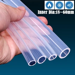 Manguera de silicona transparente de grado alimenticio, tubo Flexible resistente al calor, bomba de aire de Acuario, tubo de oxígeno, diámetro interior de 16-60mm, 1m por lote