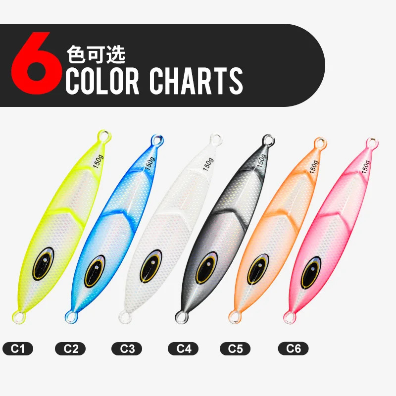 OBSESSION J157 80g-250g Cranky señuelo de Jigging lento agua salada hundimiento pesca plantillas de Metal lento cebo brillo mar plantillas de pesca señuelos - imagen 4