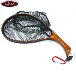 Red de aterrizaje TAKEDO TKL003 – Malla impermeable para trucha con mango de madera
