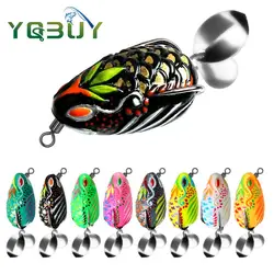 Señuelo de pesca 3,5 cm/5,7g rana suave Mini señuelo suave doble gancho mejorado agua superior