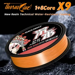 pesca pesca accesorios accesorios de pesca hilo trenzado pesca Thornsline-sedal de pesca multifilamento de 9 hebras, hilo de pescar original japonés X9, alambre de pesca trenzado sin impuestos, equipo de pesca de carpa