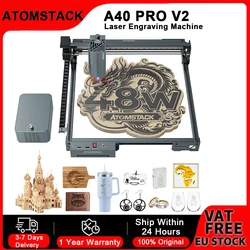 Atomstack A40 Pro V2 grabador láser – Corte y grabado de precisión