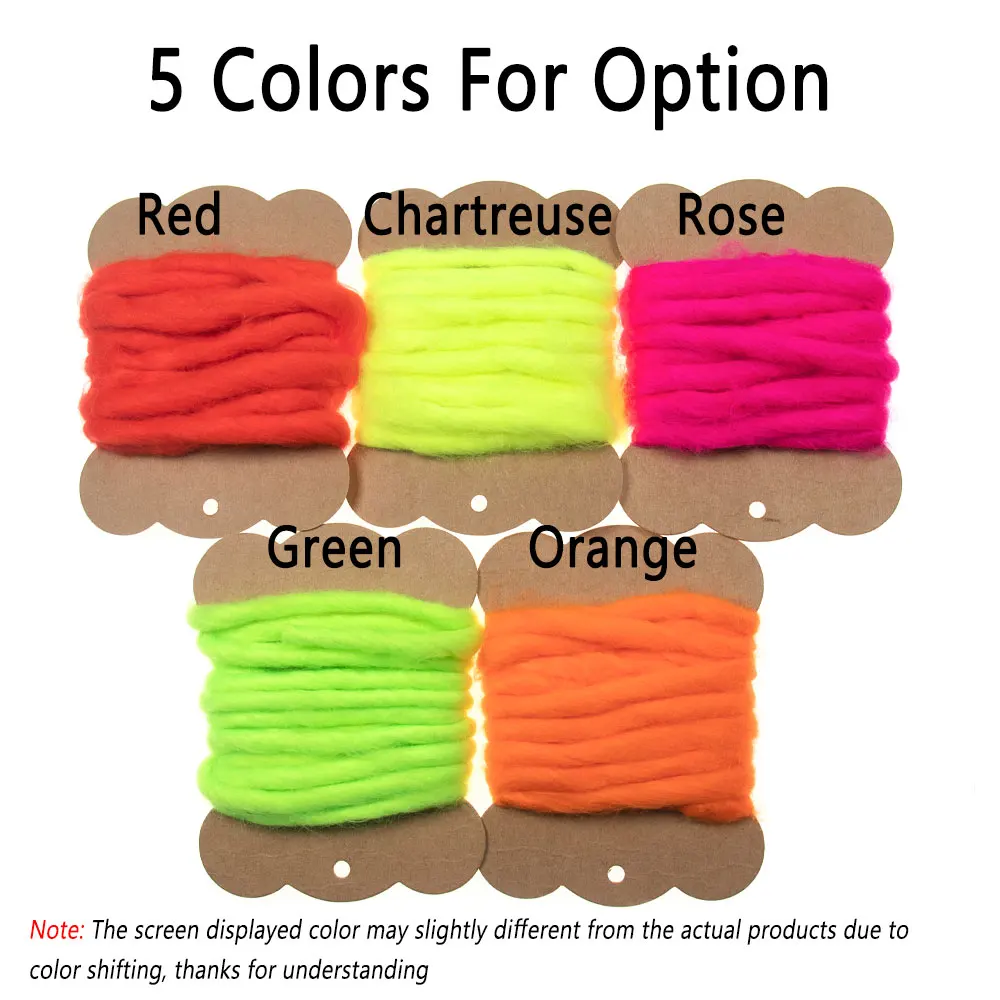 Bimoo-hilo sintético para atar moscas, Material para cebo Minnow, Samlon, huevo, mosca seca, trucha, Señuelos de Pesca, 2 paquetes - imagen 4