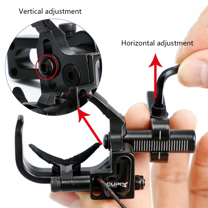 Descanso de flecha para tiro con arco, accesorios de tiro con arco compuesto de mano derecha - imagen 2