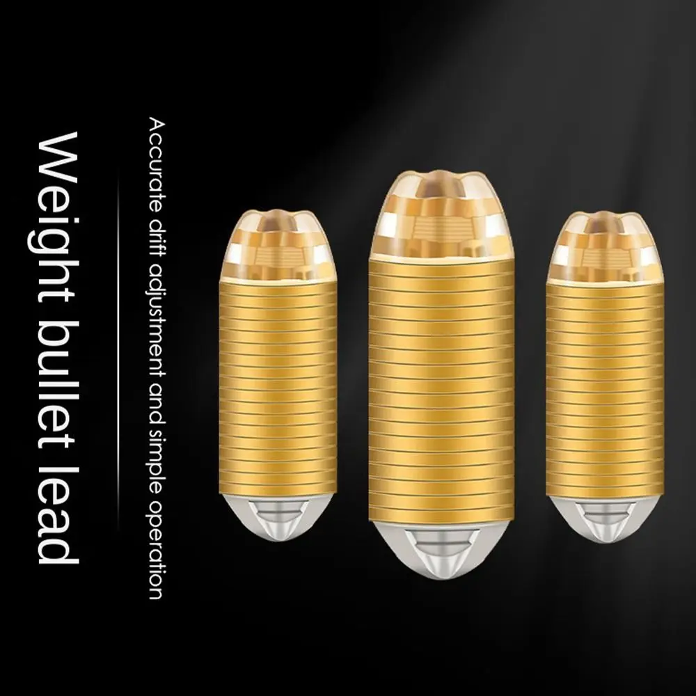 Pesas de plomo de 3 piezas, 2,0-6,0g, accesorios de pesca de cobre afilados, aparejos de pesca, herramientas - imagen 4