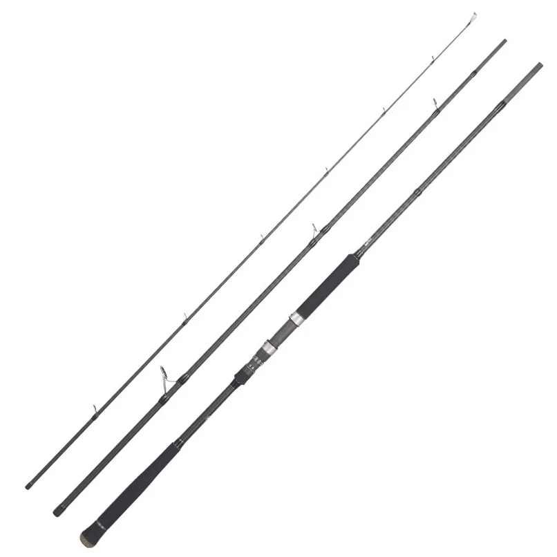 ZZ74 3,3 m 3,6 m fibra de carbono X envuelto rápido MH guía Fuji Spinning Sea Bass caña de pescar punta 2,4mm cebo 15-50g