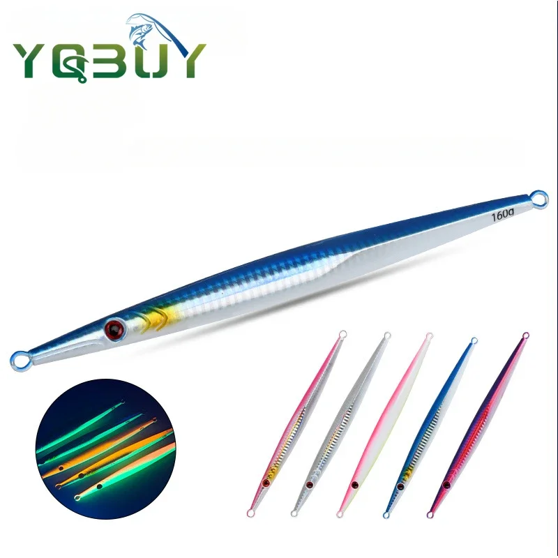 Plantillas artificiales jigging lento plomo brillante aguas profundas - imagen 5