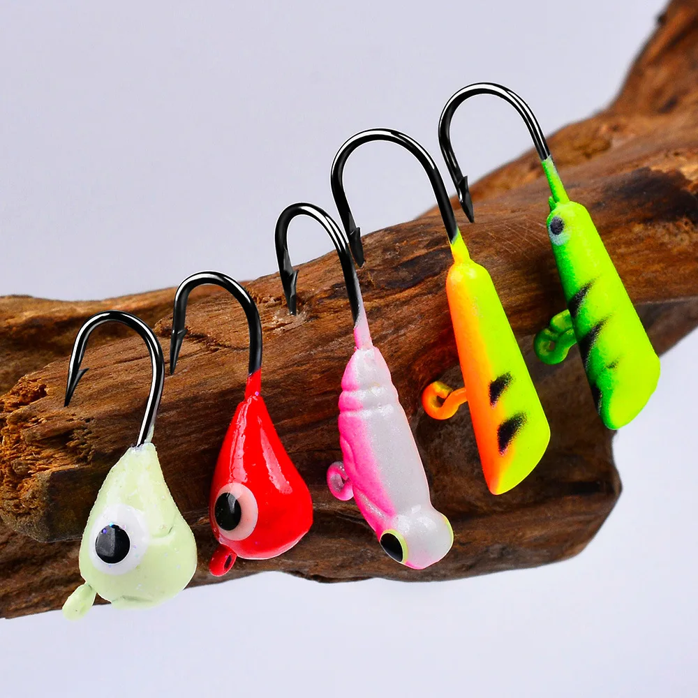 Anzuelos Jigging hielo para Crappie – Señuelo brillante invierno - imagen 4