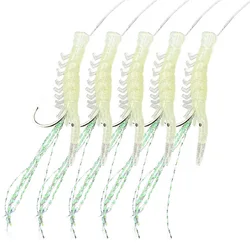Sabiki Señuelos Pesca Agua Salada – Cebos Brillantes Camarón y Jigs