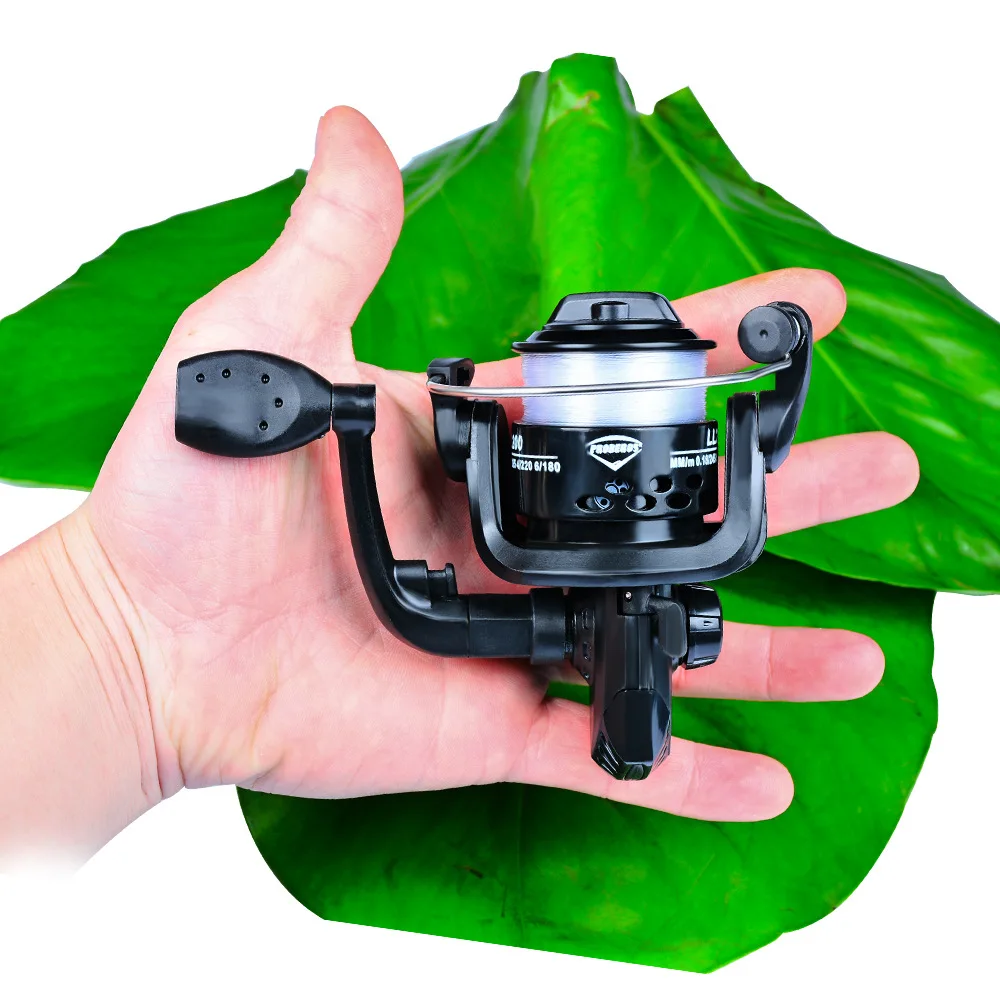 Venta caliente 3BB rodamientos de bolas carrete de pesca izquierdo/derecho mango plegable intercambiable carretes de pesca relación de engranaje 5,2: 1 - imagen 2