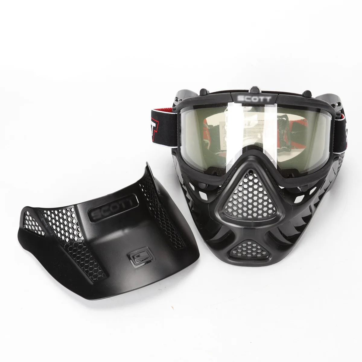 Máscara de Paintball de alta resistencia o máscara de Airsoft con gafas de doble lente máscara de Airsoft al aire libre máscara protectora táctica - imagen 4